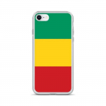 Coque iPhone &ndash; Drapeau Guin&eacute;e &ndash; iPhone SE 2020 &ndash; Supp &ndash; Mitmev&auml;rviline &ndash; Vertikaalne