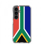 Coque T&eacute;l&eacute;phone &ndash; Samsung &ndash; Galaxy S24 Plus &ndash; Drapeau Afrique du Sud &ndash; Souple &ndash; mitmev&auml;rviline