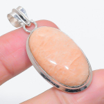 Natural Orange Aventurine 925 Sterling Silver Jewelry Pendant 1.97 b1b79
