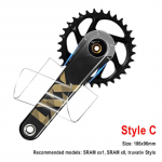 3 tk TPH MTB v&auml;nda l&auml;bipaistvad kaitsekleebised Maanteeratta v&auml;ndikile Style c