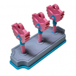 3D-prinditud v&otilde;tmeornament alusega, inspireeritud Korea m&auml;ngudraamast, &uuml;mmargune, ruudukujuline, kolmnurkne auk, v&otilde;tmete kaunistus 1 Set