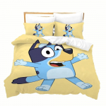 Kohandatud Multikas B-Blueys Bandit Chilli Tekikott Padjap&uuml;&uuml;r Voodipesukomplekt T&auml;iskasvanud Poiss T&uuml;druk Magamistuba Lapsed &Uuml;hekohaline Kahekohaline EU Single 135x200cm