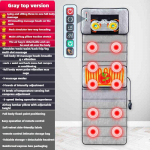 Elektriline massaažimadrats kogu kehale, k&uuml;tte, s&otilde;tkumise, vibratsiooniga, kaela- ja seljarelakseerimiseks, k&auml;eshoitava juhtpuldiga, nimme&otilde;hupadjaga padi EU Plug