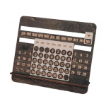 2025. aasta p&uuml;sikalender Puidust lauakalender 12 kuu laualiuguri kalender kodukontori koolide sisekujunduseks M