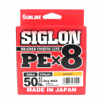 Sunline PE Line X8 Siglon 300M PE 3 50LB Oranž (2554)