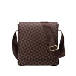 Uus Moodne Meeste Crossbody Kott Horisontaalne Vabaaja Arvutikott Tr&uuml;kitud &Auml;rikott Klapp-&Otilde;lakott
