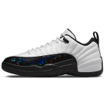 Air Jordan 12 Retro Low 25 aastat Hiinas Meeste tossud Valge Metallik-H&otilde;be Onyx DO8726-100 44.5