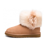 UGG Lambanahast Soojad Retro Mugavad L&uuml;hikesed Lumesaapad Naiste saapad Kastanipruun 1101039-ARY 39