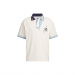 Adidas Originals Ristikheinaleht X Zhang Changxiong SS23 Tikandiga L&uuml;hikeste Varrukatega Polo Unisex Topid Imevalge IS0636 XS