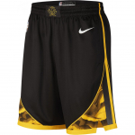 Nike NBA Golden State Warriors City Edition V&auml;rviplokk Logo Prindiga Sirge S&auml;&auml;rega Korvpallip&uuml;ksid Meeste l&uuml;hikesed p&uuml;ksid Must DO9657-010 S