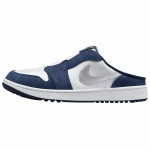 Air Jordan 1 Mule Golf Midnight Navy Meeste Tennised Sinine Valge Metallik-H&otilde;be FJ1214-102 44