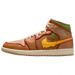 Air Jordan 1 Mid SE Cheeseburger Meeste Tennised Pruun L&otilde;uend Seesam IB7403-224 45