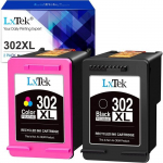 302 XL Uuendatud tindikassetid LXTEX 2 tk Komplekt Asendus HP 302/302XL jaoks DeskJet 1110 2130 2134 3630 3632 3634