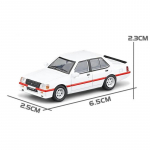 1/64 Mitsubishi Lancer EX2000 Turbo Miniatuurmudel Valatud Sulamist M&auml;nguauto 1/64 JKM Klassikaline S&otilde;iduk Vabalt liigutatavate ratastega Kollektsioon Kingitus valge
