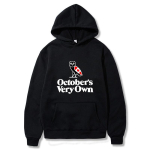 OVO Canda Heritage Hupparid Meeste Mood October's Very Own Tr&uuml;kitud Dressipluusid Naiste Vabaaja Harajuku Streetwear Huppariga Pulloverid M black