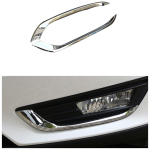 2 tk ABS Kroomitud Esitulede Kulmud Udutulede Raami Kleebis Ford Focus MK3 2012-2015 jaoks Autode Stiilitarvikud Style1