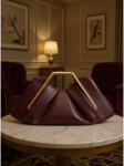 2025 Naiste pehme nahast pilvekotike - Elegantne &otilde;htune plisseeritud crossbody k&auml;ekott 30x10x15 cm kohv