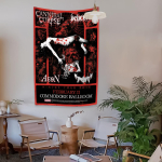 Raskerocki B&auml;ndi Seinavaip Cannibal Corpse Rockmuusika Kodu Dekoor Esteetika Seinale Riputatav Kattekangas &Uuml;hiselamu Taust 60x50in