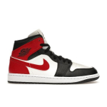 Jordan Air Jordan 1 Mid WMNS \ Black Toe\ BQ6472-160 Naiste suurused EU 37.5 punane/must