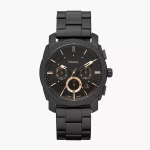 Fossil meeste kvarts kolme osutiga k&auml;ekell - roostevabast terasest korpus, kriimustuskindel klaas FS4682