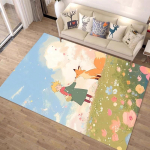 V&auml;ike prints multikavaip Laste magamistuba Toavaip Kodune vaip T&auml;ielik kohvilaua k&otilde;rvalvoodi elutoavaip 80x120cm