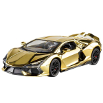 Simulatsioon 1/24 Lamborghini Revuelto Superauto Mudel Heliga Tuledega Lastele Poisi S&uuml;nnip&auml;evakingitus Miniatuurne Auto Kodu Dekoor kuld