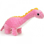 NC Jouet Pour Chien En Peluche Gloria Orhy Rose Dinosaure Polyester Feuille De Mousse Polypropyl&egrave;ne
