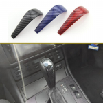 For BMW E39 E46 E53 E60 E61 E63 E64 E83 E81 E82 E87 E90 E91 E92 ABS Automobile shift handball decorative patch carbon fibre black