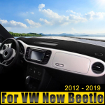 Volkswagen VW New Beetle 2012 2013 2014 2015 2016 2017 2018 jaoks Auto armatuurlaua kate V&auml;ltige valgust Anti-UV Vaip libisemisvastane A With Table Black