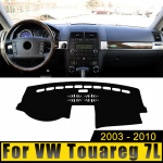 Auto armatuurlaua kate V&auml;ltige kerget UV-vastast libisemisvastast vaibamatti Volkswagen VW Touareg 7L 2003 2004 2005 2006 2007 2008 2009 jaoks A Red Side