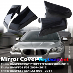 Rhyming tahavaatepeegli kork tiiva k&uuml;ljepeegli kate sobib BMW E60 E61 F10 F11 2008-2013 F01 F02 2009 -2012 autole Glossy Black