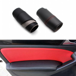 VW Golf MK6 jaoks 2010 2011 2012 2013 auto ukse k&auml;epideme paneeli k&auml;etugi mikrokiust nahast kate, ainult 4 ust DoorPanel LightBeige