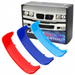 ///M-Color Grille ert Trims For 96-99 BMW E36 3 Series w/11 Beam Kidney Grill