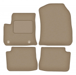 Dywaniki samochodowe welurowe do: DS3 Crossback II E-Tense crossover (2018-) beżowe