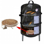 3X K&uuml;lmsuitsugeneraator BBQ-grilli v&otilde;i suitsuahju jaoks Puidupuru Kuum ja K&uuml;lmsuitsutus L&otilde;he Liha P&otilde;letamine Roostevaba h&otilde;be