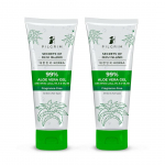 PILGRIM 99% puhas aloe vera geel 200 ml x 2 pakki E- ja B5-vitamiiniga n&auml;ole ja juustele niisutamiseks & pehmendamiseks