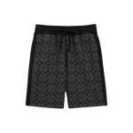 Coach Signature Logo Prindiga Pingutusn&ouml;&ouml;riga Sirge L&otilde;ikega Vabaaja L&uuml;hikesed P&uuml;ksid Meeste l&uuml;hikesed p&uuml;ksid Must CQ237-R8E XL