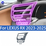 For LEXUS RX -2025 Car interior center console protective sticker interior decorative strip TPU protective sticker refit Right-hand drive