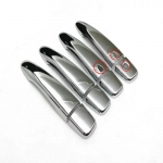 Nissan Versa Tiida jaoks ABS s&uuml;sinikkiust l&auml;ikiv must autoosade uksek&auml;epideme katte liistud autode stiilitarvikud Silver 1K 2B