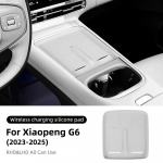 Central Control Wireless Charging Silicone Pad Anti-slip Water Cup Holder For 2024 2025 Xpeng G6 ert Pad Accessories hall