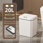 Nutikas automaatne induktsiooniga pr&uuml;gikast - puutevaba l&otilde;hnakindel luksuslik hoiukast vannituppa 20L Battery Version