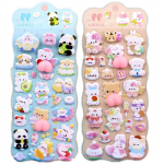 2 tk 3D Squishy Tagumikku Lastele ja Nutitelefoni Albumi Preemia Kleepsud, Pehmed, Pigistatavad, Kleepsud, Armsad, T&uuml;drukud, DIY, Planeerija, Kaan, Kaunistus,