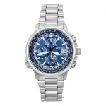 Citizen Promaster Sky Eco-Drive Kronograaf Roostevaba Teras Sinine Tihvild Sukelduja AT8300-58L 200M Meeste K&auml;ekell sinine