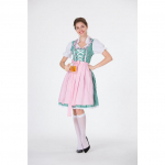 Saksa Oktoberfest Baieri traditsiooniline &otilde;llekleit puuvillane tikitud teenrit&uuml;druku riietus teenrit&uuml;druku kost&uuml;&uuml;m S
