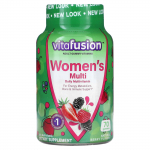 VitaFusion, Naiste multivitamiin, Looduslik marjamaitseline, 70 kummikommi