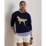 Lauren Ralph Lauren Kuldne retriiveri kampsun Wmlrswes6820944999 XS