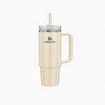 Stanley Quencher H2.0 FlowState termostass 887ml, Picnic Stripe - Kreemikas 887ml/ Cream