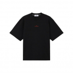 Stone Island tikitud logo &uuml;mmarguse kaelusega l&uuml;hikeste varrukatega t-s&auml;rk meestele topid K2S152100021S0233V0029 L