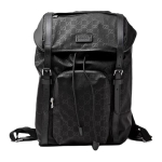 Gucci Monogram Logoga Suure Mahutavusega Klapiga L&otilde;uend Seljakott Meeste seljakott Must 510336-K28CN-1000 Basic Set (Bag+Dust Bag)