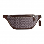 Kott Warren 40 Klassikaline Monogramm T&otilde;mblukuga Sulgemine Signatuuriga Jacquard Klibukal Nahast V&ouml;&ouml;kotid Suur Meeste v&ouml;&ouml;kotid H&otilde;bedane Tamm Vaher CT815-SVS8S Basic Set (Bag+Dust Bag)